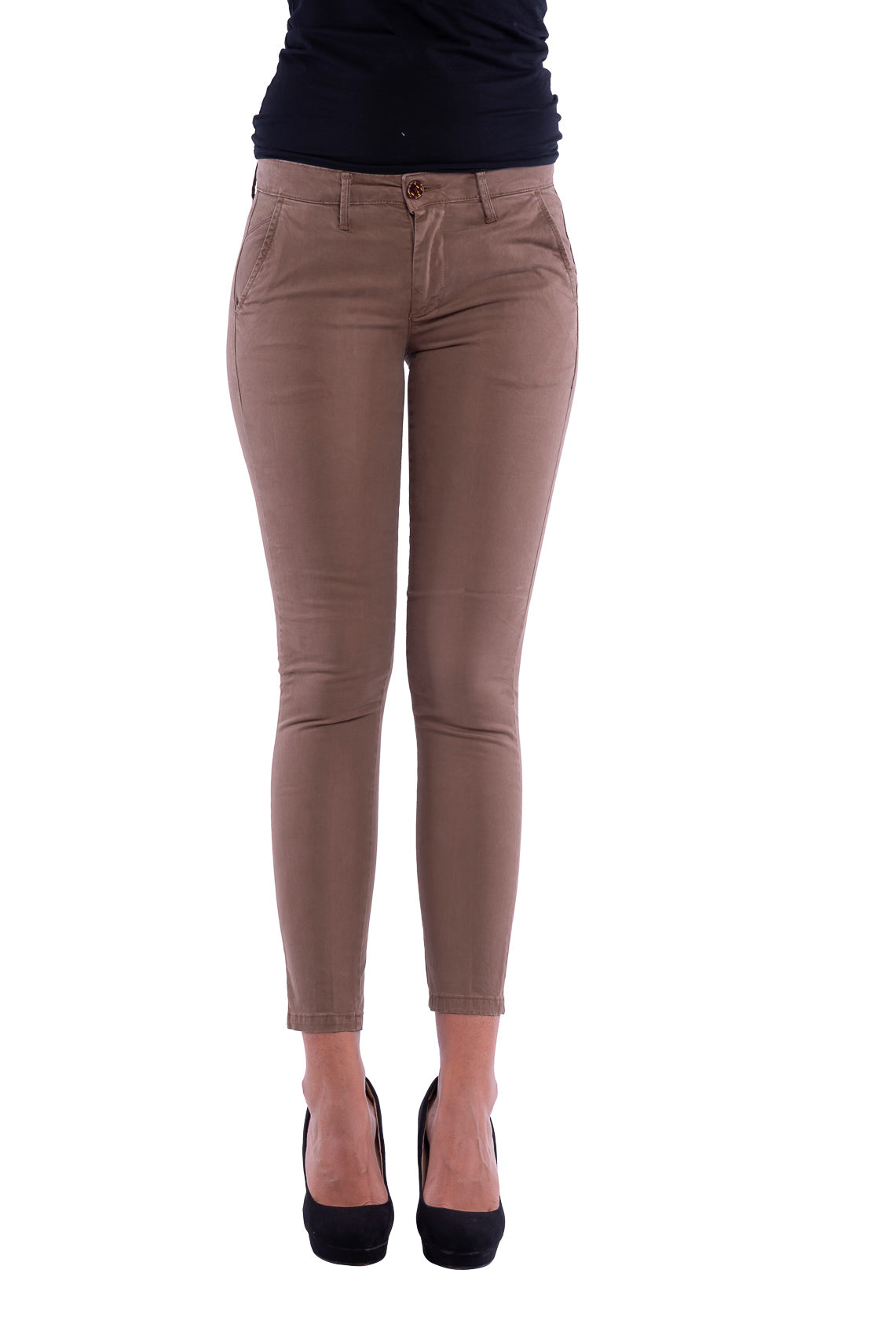 Hony Pantalone 1212PN, Nocciola, Modello Chino, Cotone