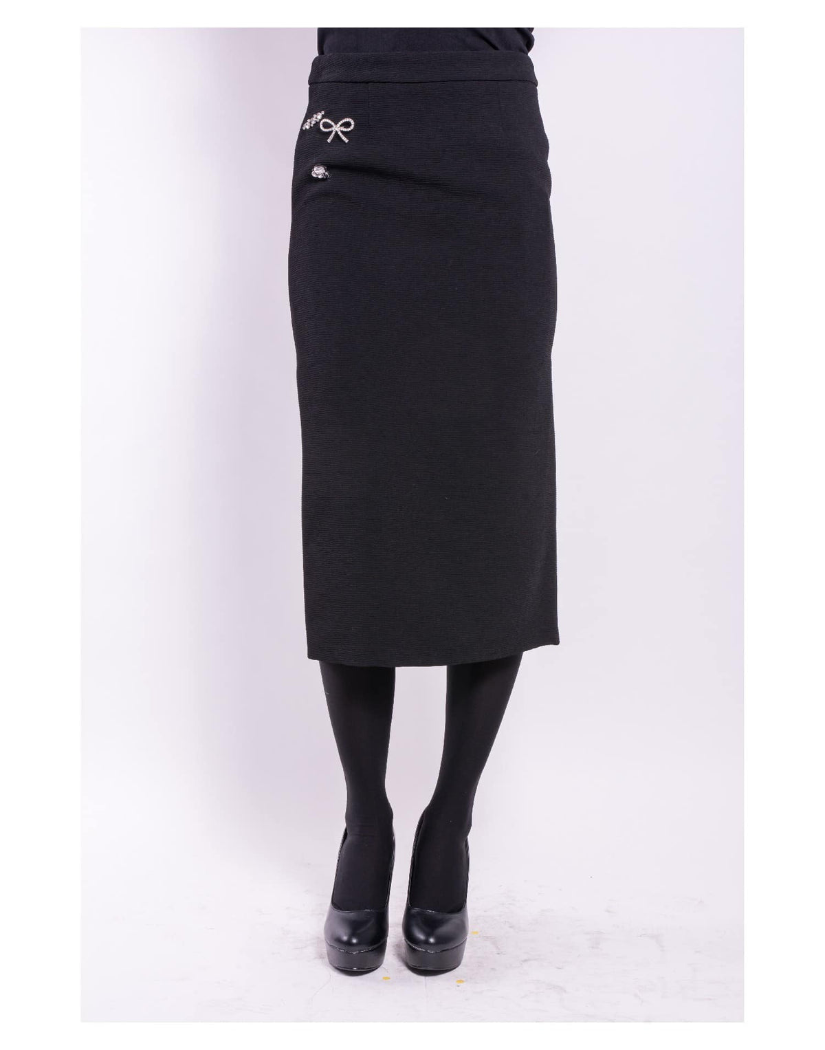 Compagnia Italiana Gonna, Nero, Tubino, Viscosa