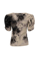 Dimora T-shirt Scollo V con Spalline Colore Sahara