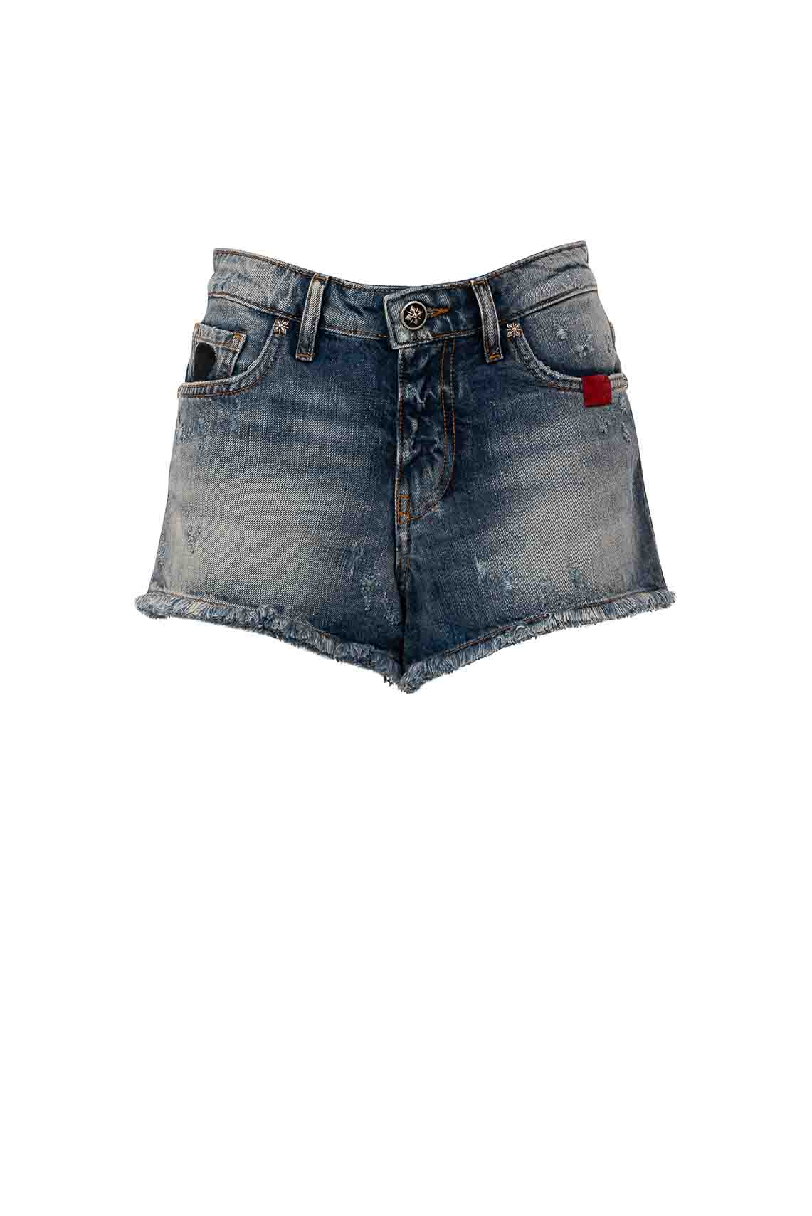 John Richmond-short-rwp21137sh-blu-1