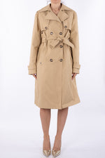 Manila Grace Trench S6JK083PU -Kau Boutique
