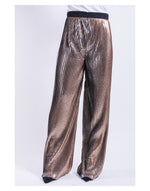 Zahjr Pantalone, Nero/Bronzo, Viscosa