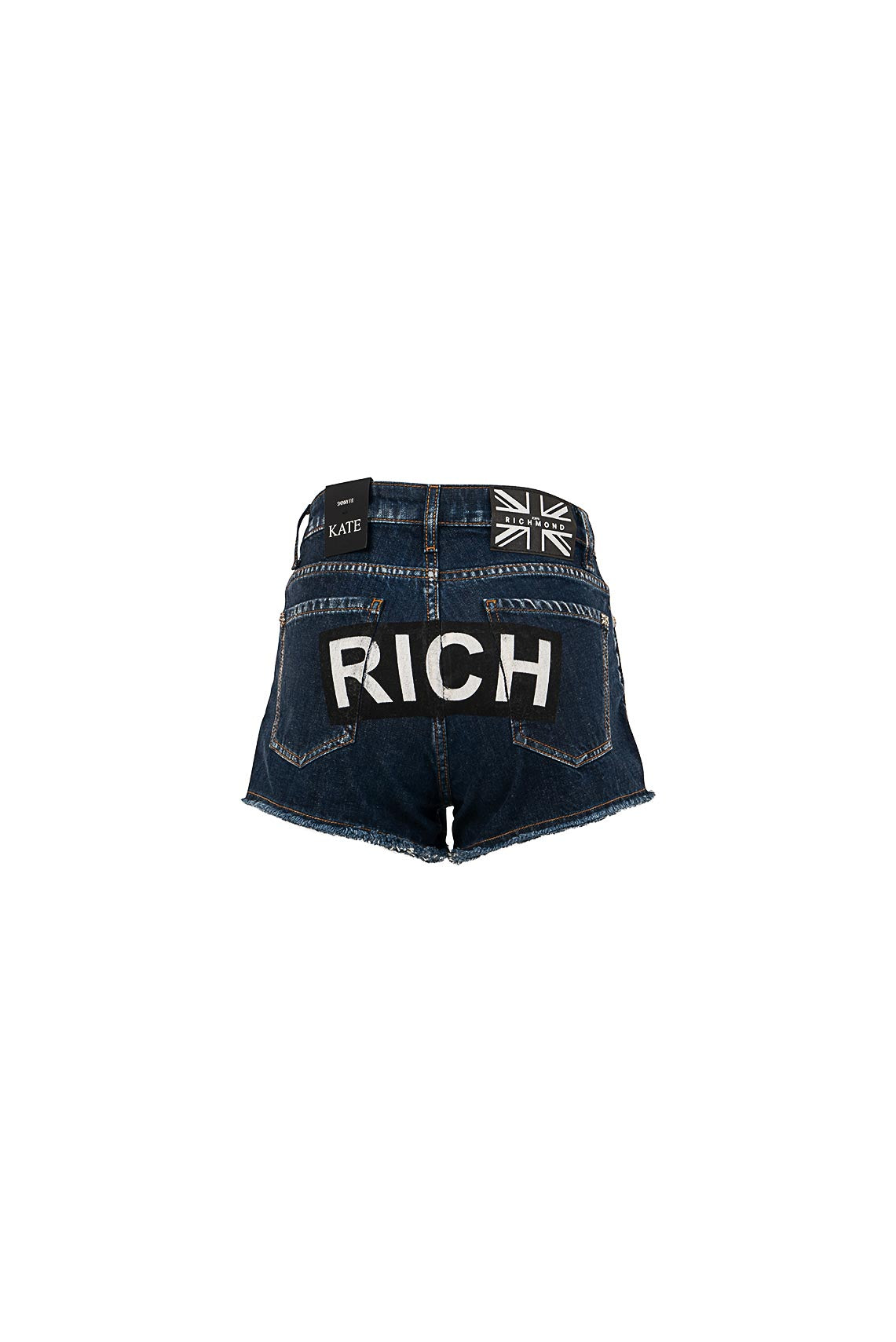 John Richmond-shorts-rwp21138sh-blu-2