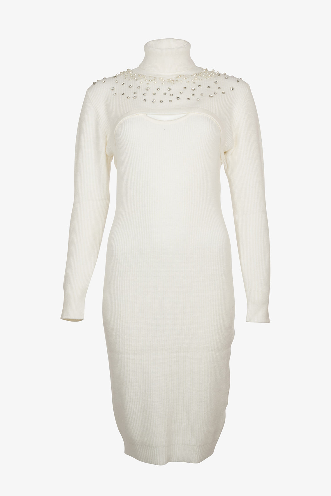 Trash and luxury-abito-tl31fw24250683-latte-1