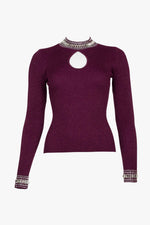 Trash and luxury-maglia-tl04fw24250615-wine-1