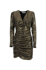 Trash and luxury abito tl08fw23240235 nero fronte