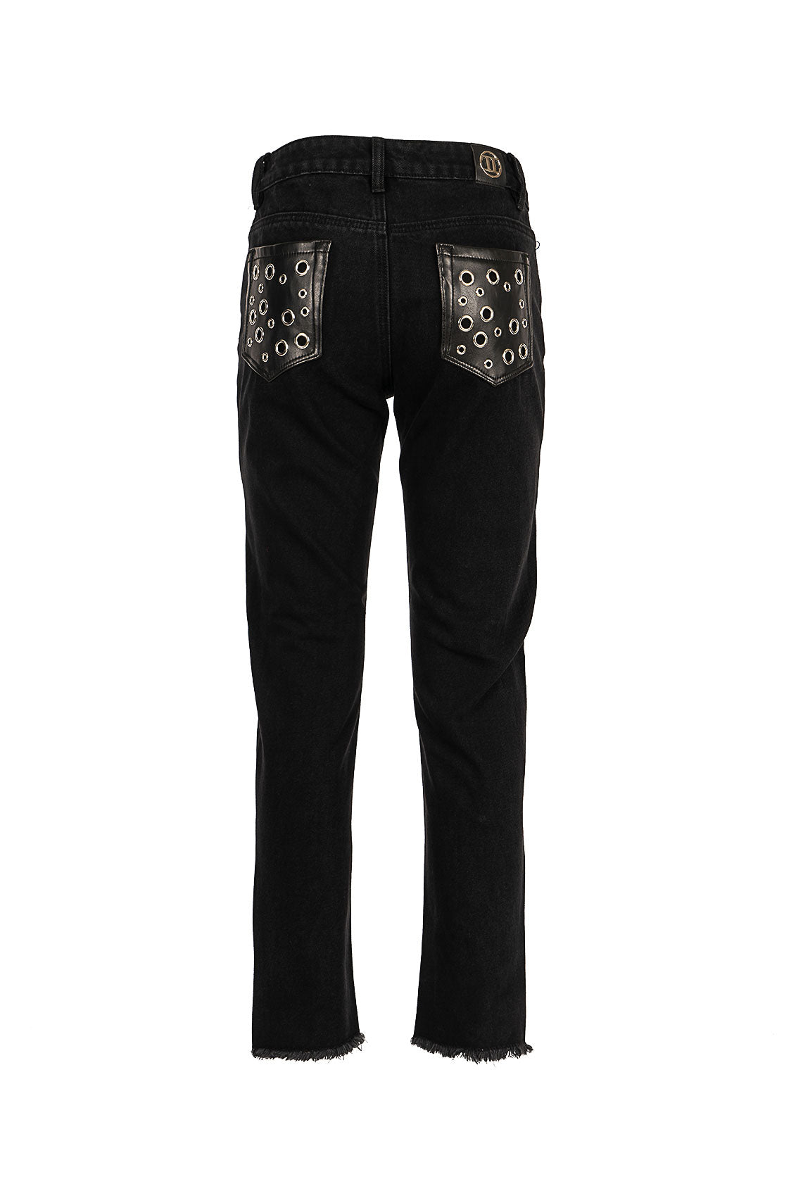 trashandluxury jeans tl06fw22239076 nero retro